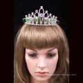 Vente en gros Fashion Crown Clear Rhinestones Tiara For Bridal